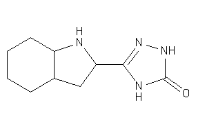 3-(2,3,3a,4,5,6,7,7a-octahydro-1H-indol-2-yl)-1,4-dihydro-1,2,4-triazol-5-one