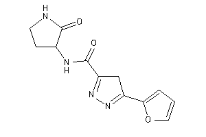 5-(2-furyl)-N-(2-ketopyrrolidin-3-yl)-4H-pyrazole-3-carboxamide