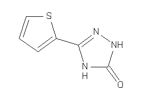 3-(2-thienyl)-1,4-dihydro-1,2,4-triazol-5-one