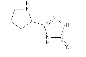 3-pyrrolidin-2-yl-1,4-dihydro-1,2,4-triazol-5-one