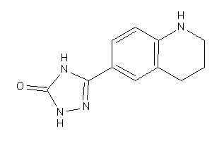 3-(1,2,3,4-tetrahydroquinolin-6-yl)-1,4-dihydro-1,2,4-triazol-5-one