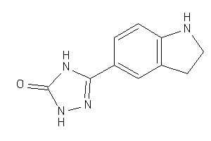 3-indolin-5-yl-1,4-dihydro-1,2,4-triazol-5-one