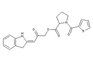 Image of 1-(2-thenoyl)pyrrolidine-2-carboxylic Acid (3-indolin-2-ylidene-2-keto-propyl) Ester