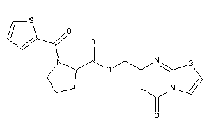 1-(2-thenoyl)pyrrolidine-2-carboxylic Acid (5-ketothiazolo[3,2-a]pyrimidin-7-yl)methyl Ester