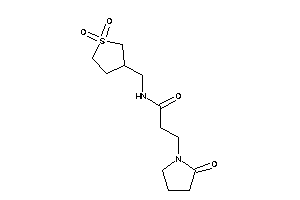 N-[(1,1-diketothiolan-3-yl)methyl]-3-(2-ketopyrrolidino)propionamide