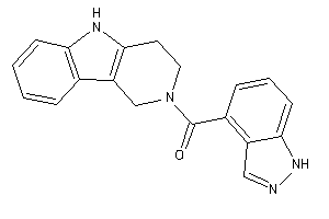 1H-indazol-4-yl(1,3,4,5-tetrahydropyrido[4,3-b]indol-2-yl)methanone