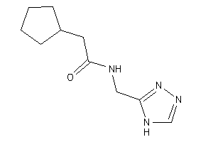 2-cyclopentyl-N-(4H-1,2,4-triazol-3-ylmethyl)acetamide