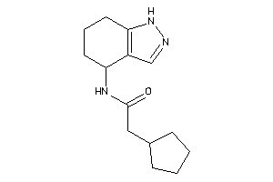 2-cyclopentyl-N-(4,5,6,7-tetrahydro-1H-indazol-4-yl)acetamide