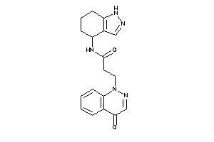 Image of 3-(4-ketocinnolin-1-yl)-N-(4,5,6,7-tetrahydro-1H-indazol-4-yl)propionamide