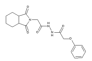 N'-[2-(1,3-diketo-3a,4,5,6,7,7a-hexahydroisoindol-2-yl)acetyl]-2-phenoxy-acetohydrazide