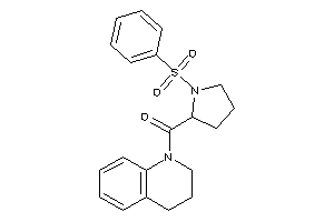 (1-besylpyrrolidin-2-yl)-(3,4-dihydro-2H-quinolin-1-yl)methanone