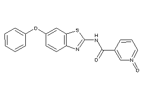 Image of 1-keto-N-(6-phenoxy-1,3-benzothiazol-2-yl)nicotinamide