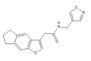 2-(6,7-dihydro-5H-cyclopenta[f]benzofuran-3-yl)-N-(isoxazol-4-ylmethyl)acetamide