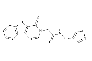 N-(isoxazol-4-ylmethyl)-2-(4-ketobenzofuro[3,2-d]pyrimidin-3-yl)acetamide