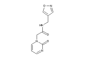 N-(isoxazol-4-ylmethyl)-2-(2-ketopyrimidin-1-yl)acetamide