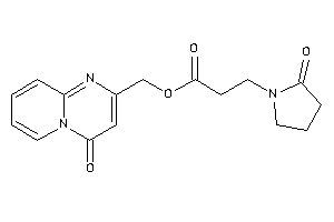 3-(2-ketopyrrolidino)propionic Acid (4-ketopyrido[1,2-a]pyrimidin-2-yl)methyl Ester