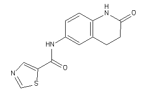 N-(2-keto-3,4-dihydro-1H-quinolin-6-yl)thiazole-5-carboxamide