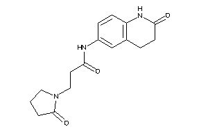 N-(2-keto-3,4-dihydro-1H-quinolin-6-yl)-3-(2-ketopyrrolidino)propionamide