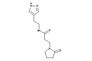 3-(2-ketopyrrolidino)-N-[2-(1H-pyrazol-4-yl)ethyl]propionamide