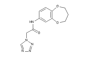 N-(3,4-dihydro-2H-1,5-benzodioxepin-7-yl)-2-(tetrazol-1-yl)acetamide