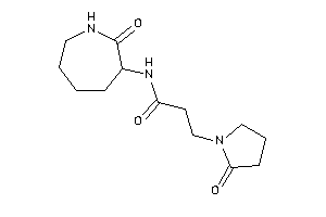 N-(2-ketoazepan-3-yl)-3-(2-ketopyrrolidino)propionamide