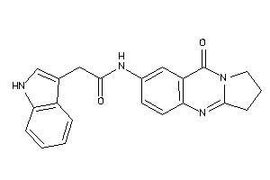 2-(1H-indol-3-yl)-N-(9-keto-2,3-dihydro-1H-pyrrolo[2,1-b]quinazolin-7-yl)acetamide