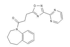 3-[3-(2-pyrimidyl)-1,2,4-oxadiazol-5-yl]-1-(2,3,4,5-tetrahydro-1-benzazepin-1-yl)propan-1-one