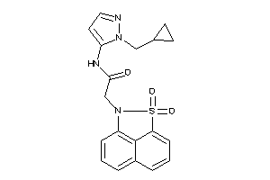 N-[2-(cyclopropylmethyl)pyrazol-3-yl]-2-(diketoBLAHyl)acetamide
