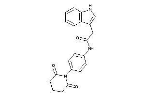 N-(4-glutarimidophenyl)-2-(1H-indol-3-yl)acetamide