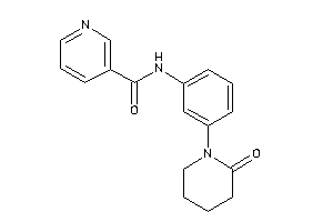 N-[3-(2-ketopiperidino)phenyl]nicotinamide