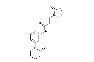 N-[3-(2-ketopiperidino)phenyl]-3-(2-ketopyrrolidino)propionamide