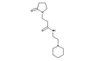 3-(2-ketopyrrolidino)-N-(2-piperidinoethyl)propionamide