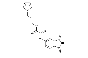 N'-(1,3-diketoisoindolin-5-yl)-N-(3-pyrazol-1-ylpropyl)oxamide