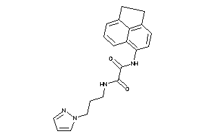 Image of N'-acenaphthen-5-yl-N-(3-pyrazol-1-ylpropyl)oxamide