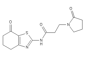 N-(7-keto-5,6-dihydro-4H-1,3-benzothiazol-2-yl)-3-(2-ketopyrrolidino)propionamide