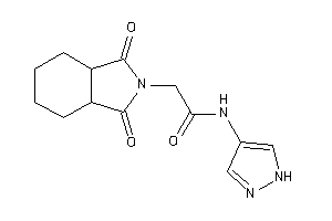 2-(1,3-diketo-3a,4,5,6,7,7a-hexahydroisoindol-2-yl)-N-(1H-pyrazol-4-yl)acetamide