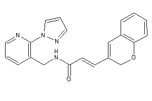 3-(2H-chromen-3-yl)-N-[(2-pyrazol-1-yl-3-pyridyl)methyl]acrylamide