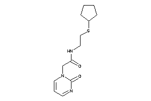 N-[2-(cyclopentylthio)ethyl]-2-(2-ketopyrimidin-1-yl)acetamide