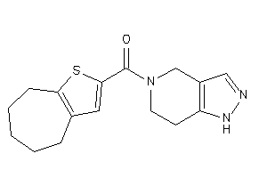 5,6,7,8-tetrahydro-4H-cyclohepta[b]thiophen-2-yl(1,4,6,7-tetrahydropyrazolo[4,3-c]pyridin-5-yl)methanone