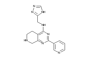 [2-(3-pyridyl)-5,6,7,8-tetrahydropyrido[3,4-d]pyrimidin-4-yl]-(4H-1,2,4-triazol-3-ylmethyl)amine