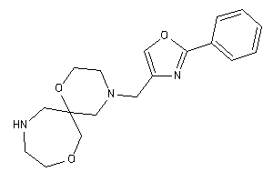 4-[(2-phenyloxazol-4-yl)methyl]-1,8-dioxa-4,11-diazaspiro[5.6]dodecane