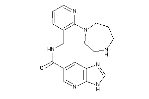 N-[[2-(1,4-diazepan-1-yl)-3-pyridyl]methyl]-3H-imidazo[4,5-b]pyridine-6-carboxamide