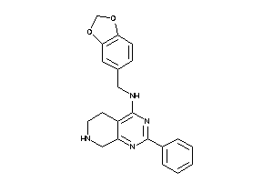 (2-phenyl-5,6,7,8-tetrahydropyrido[3,4-d]pyrimidin-4-yl)-piperonyl-amine