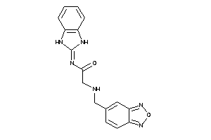 2-(benzofurazan-5-ylmethylamino)-N-(1,3-dihydrobenzimidazol-2-ylidene)acetamide