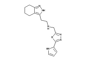Image of [5-(1H-pyrrol-2-yl)-1,3,4-oxadiazol-2-yl]methyl-[2-(4,5,6,7-tetrahydro-2H-indazol-3-yl)ethyl]amine