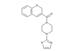 2H-chromen-3-yl-(4-thiazol-2-ylpiperazino)methanone