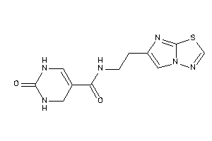 Image of N-(2-imidazo[2,1-b][1,3,4]thiadiazol-6-ylethyl)-2-keto-3,4-dihydro-1H-pyrimidine-5-carboxamide