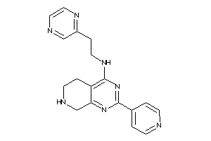 2-pyrazin-2-ylethyl-[2-(4-pyridyl)-5,6,7,8-tetrahydropyrido[3,4-d]pyrimidin-4-yl]amine