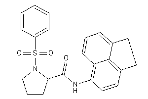 N-acenaphthen-5-yl-1-besyl-pyrrolidine-2-carboxamide