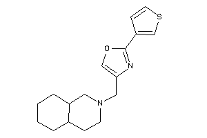 4-(3,4,4a,5,6,7,8,8a-octahydro-1H-isoquinolin-2-ylmethyl)-2-(3-thienyl)oxazole